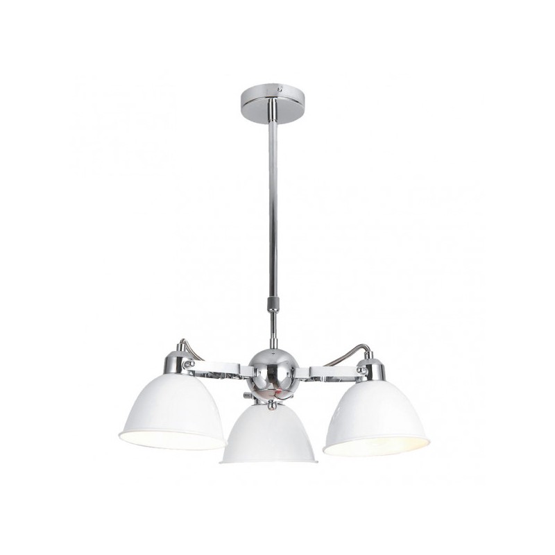 Lámpara Buri cromo 3 x LED E-27  Fabrilamp